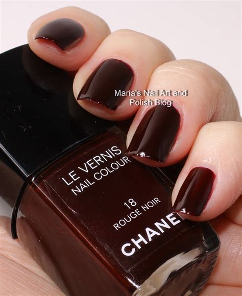 chanel rouge noir nail polish|Chanel nails color chart.